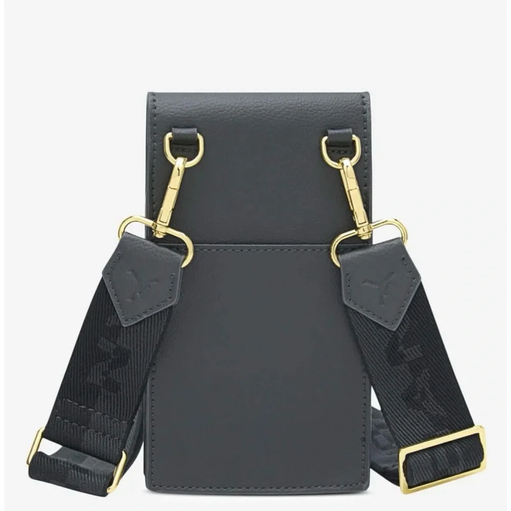 Jordan Black Wallet Bag with Gold Jumpman